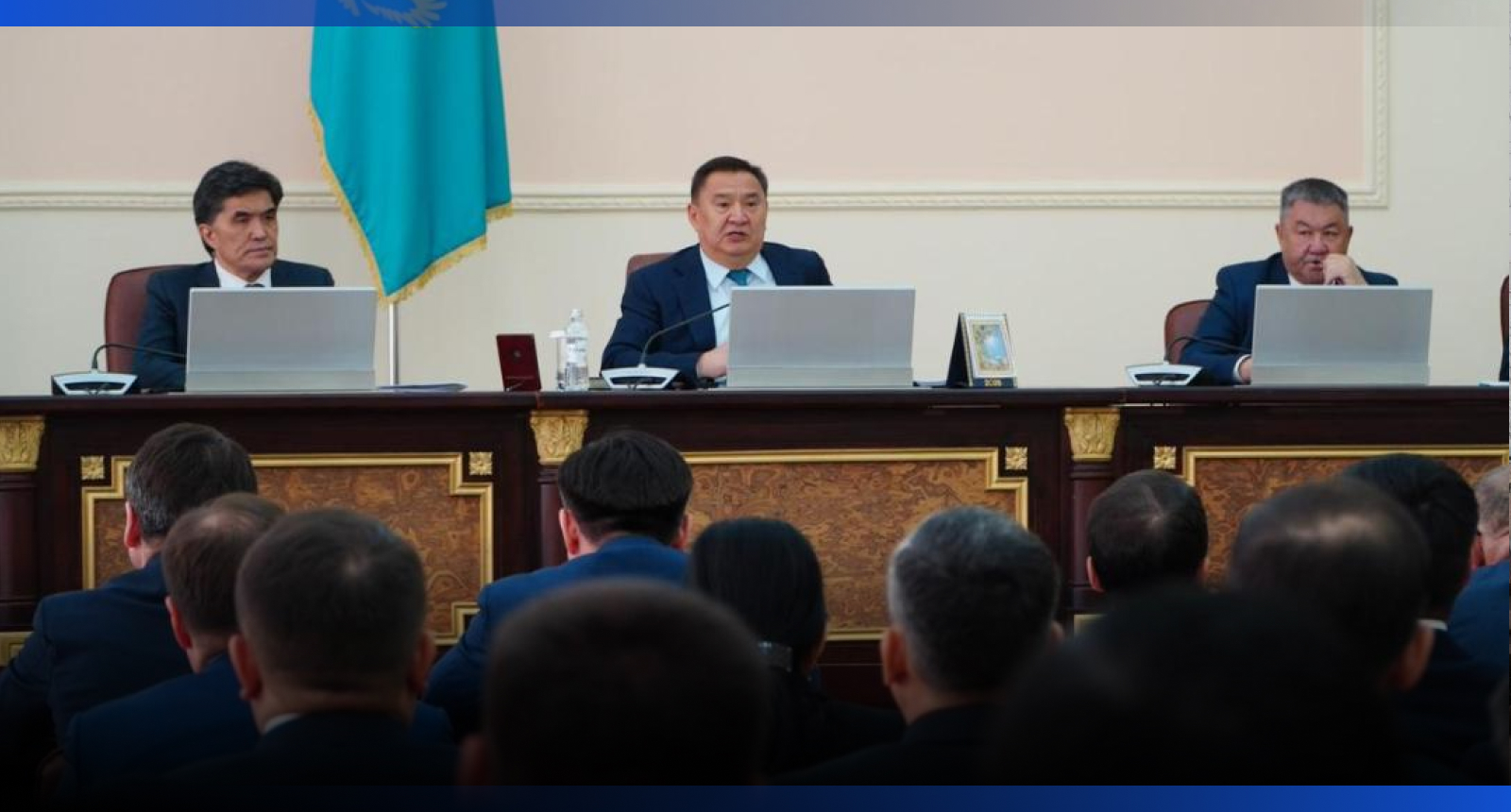 Image for Социально-экономическое развитие региона обсудили в акимате Акмолинской области